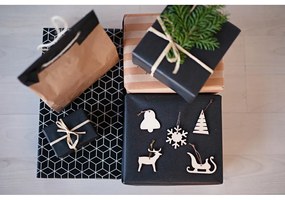 Medium 10 db-os fa karácsonyi dekoráció szett - Spira