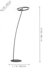 Paul Neuhaus 381-13 - LED Dimmelhető állólámpa TITUS LED/19,5W/230V