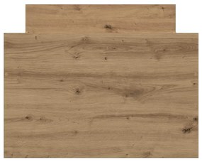 kézműves tölgy szerelt fa ágykeret matrac nélkül 90x190 cm