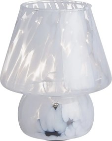 MISS MARBLE LED lámpa, fehér 21,5cm