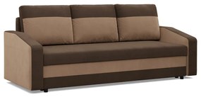 Hewlet kanapéágy, szövet anyag, bonell töltet, barna