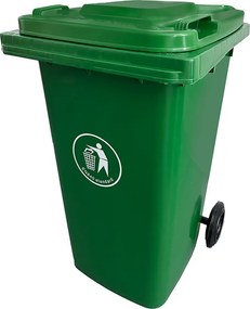 Hulladéktároló 240L zöld