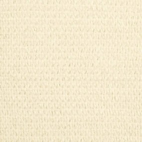 krémszínű HDPE napvitorla 160 g/m² 3,5 x 5 m