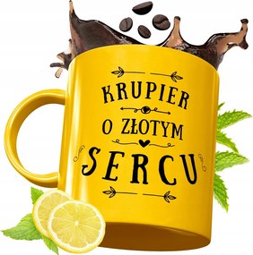 Prémium Arany Bögre Krupper Ajándék Nyomtatott Fotóval