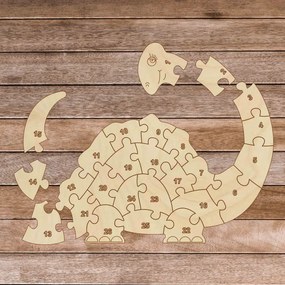 Gyermek fa puzzle - Dinoszaurusz és 26 darab | SENTOP