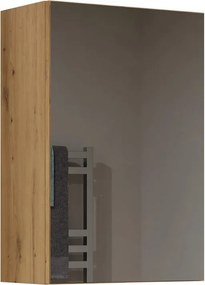 Pola 1DL felső fürdőszoba szekrény, 40x60x22 cm, tölgy