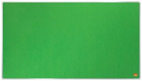 Textiltábla, széles képarány, 40/89x50cm, alumínium keret, NOBO Impression Pro, zöld (VN5425)