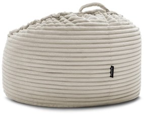 Bézs kordbársony babzsákfotel Socrate – Bobochic Paris