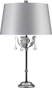 Elstead Lighting AMARILLI AML-TL-BLK-SIL Asztali lámpa 1x60W/E27