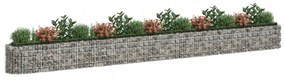 horganyzott vas gabion magaságyás 610 x 50 x 50 cm