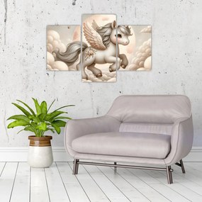 Kép - Egyszarvú a felhőkben (90x60 cm)