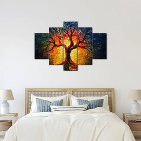 Kép - Az élet fája mozaikban (150x105 cm)