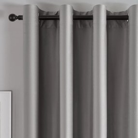 4Home Manila sötétítő függöny szürke, 150 x 250 cm