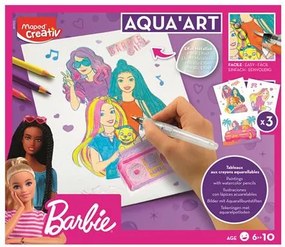 Akvarell festőkészlet, MAPED CREATIV Barbie Aqua Art (IMAC907073)