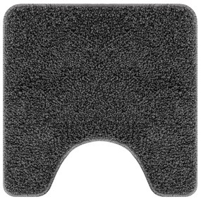 Csúszásmentes fürdőszőnyeg készlet 3 pcs Sötétszürke 50 x 50 cm
