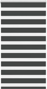 vidaXL zebrafüggönnyel fekete szövetszélesség 65,9 cm poliészter