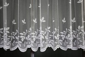 Mg Függöny jacquard Z043 Fehér 270X160cm kész K szalaggal