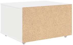 gördíthető fiókos szekrény Fehér 55x45x33.5 cm MDF