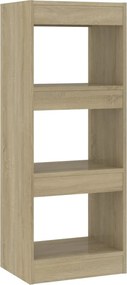 vidaXL sonoma tölgy szerelt fa könyvszekrény/térelválasztó 40x30x103cm