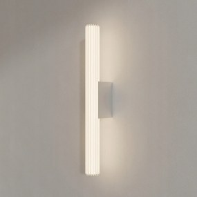 Króm hosszú fali lámpa 61 cm LED-es világító nedvességálló pálcika