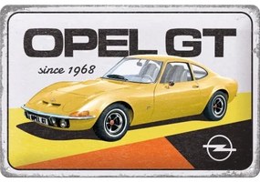 Fém tábla Opel GT - since 1968, (20 x 30 cm)