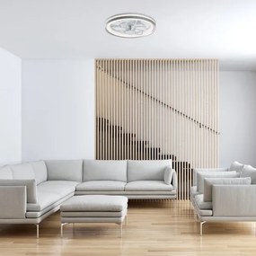 Rabalux 71335-LED Dimmelhető mennyezeti lámpa ventilátorral FANRICIUS 40W/230V 3000/4000/6000K + távirányító