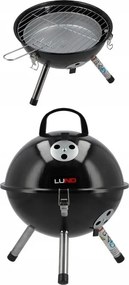 Hordozható Faszenes Grill, Nyársrács 32CM Lund 99922