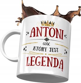 Bögre Antal Barát Kolléga Ajándék Nyomtatott Fotóval