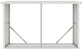 G21 WOH 682 tüzifa tároló - 302 x 119 cm, szürke