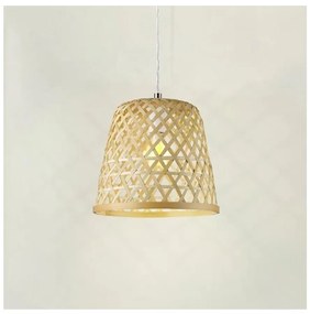 Eglo 55696 - KIRKCOLM függeszték kábellel 1xE27/60W/230V bézs