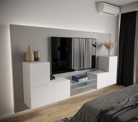 Prince Concept 96 nappali bútor szett matt fehér (226 cm)