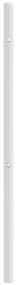 fehér fém fejtámla 150 cm