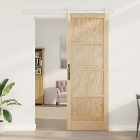 Csúszó Ajtó Természetes és fehér 83 x 232 cm