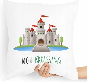 Ajándék Párna Gyerekeknek Az Én Birodalmam Kastély Nyomtatott Fotóval