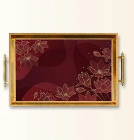 Üveg tálca, 38×24 cm – TPEA9765