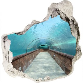 3d lyuk fal dekoráció Az alagút akvárium nd-p-82197217