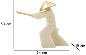 Szamuráj toku quarzy -a- 34x12x30cm