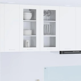 Függő szekrény ajtóval Riga 2 pcs Fehér 40 x 31 x 80 cm Faanyag