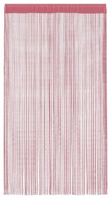 2 db rózsaszín zsinórfüggöny 140 x 250 cm