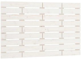 fehér tömör fenyőfa fali fejtámla 81x3x63 cm