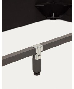 Bézs kárpitozott franciaágy 180x200 cm Martina – Kave Home