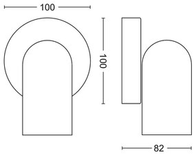 Philips 50581/30/PN - Spotlámpa MYLIVING PONGEE 1xGU10/5,5W/230V