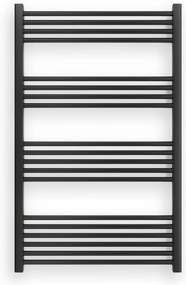 Fekete 750x1200mm törölközőszárítós fürdőszobai radiátor Welland Lux | Készletről | Gyors kiszállítással