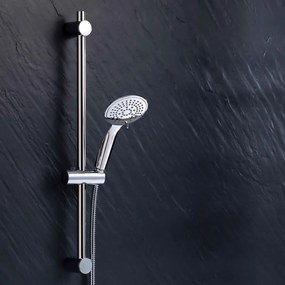 Matt ezüstszínű műanyag zuhanyszett kézi tussal 70 cm Hydro – douceur d'intérieur