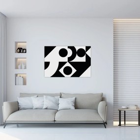 Kép - Geometriai absztrakció N⁰1 (90x60 cm)