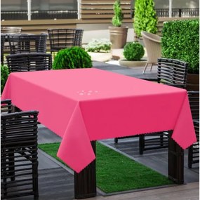 Kerti asztalterítő rózsaszín