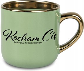 Bögre Nagy Zöld Szeretem Minden Nap Jobban Ajándék Férj Feleségének