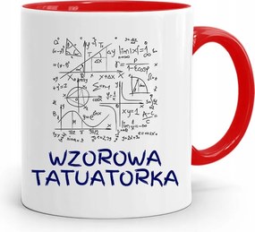 Tetoválóknak Tetováló Bögre Piros Ajándék fényképes nyomtatással