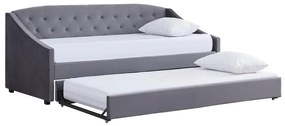 Széthúzható ágy 90 cm Asesorar (szürke) . 1116214