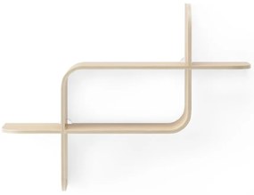 Natúr színű többszintes kaucsukfa fali polc Montage – Umbra